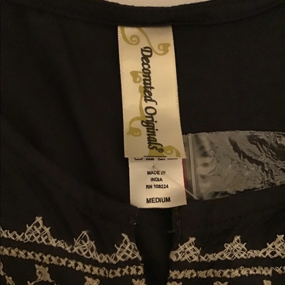 DECORATED ORIGINALS boho top - Picture 4 of 5